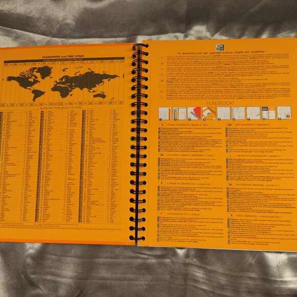 Hardcover Oxford International Meeting Book Fling Book Notebook - Picture 3 of 3